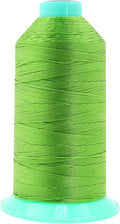 Mandala Crafts Bonded Nylon Thread Apple Green Heavy Duty Sewing Threads by MandalaCrafts