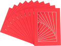 Pack of Ten Acid Free 11x14 Mats Bevel Cut by Poster+Palooza