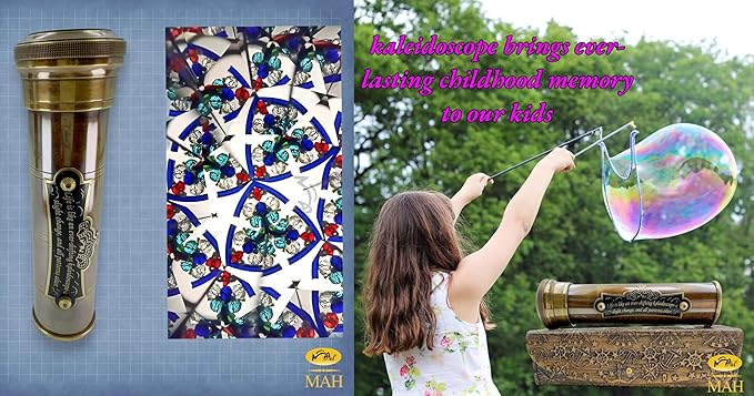 Handcrafted Brass Kaleidoscope – Vintage Nautical Collectible Gift - Image 5