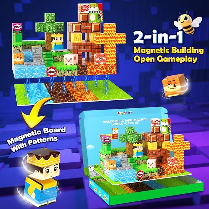200PCS Magnetic Blocks Toys for Kids Ages 3-5 6-8 8-12 - Image 4