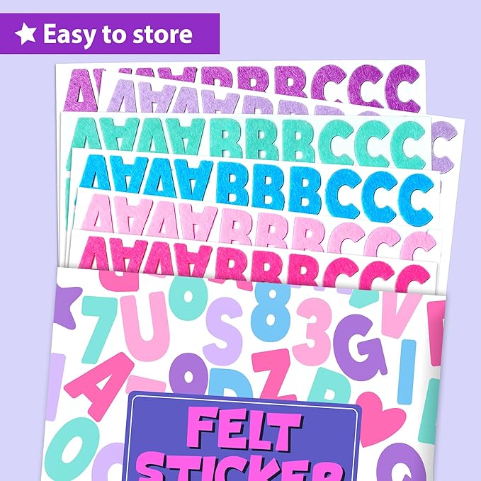 KRAFUN Felt Sticker Kit for Beginner Young Girls and Kids Arts & Crafts - Image 4