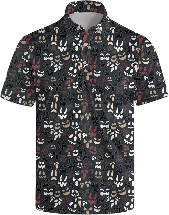 Mens Golf Shirts Golf Polo Shirts for Men Short Sleeve Polo Shirts Golf Gifts