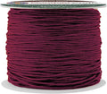 Mandala Crafts 0.5mm 109 Yards Maroon Cotton Waxed Cord by MandalaCrafts