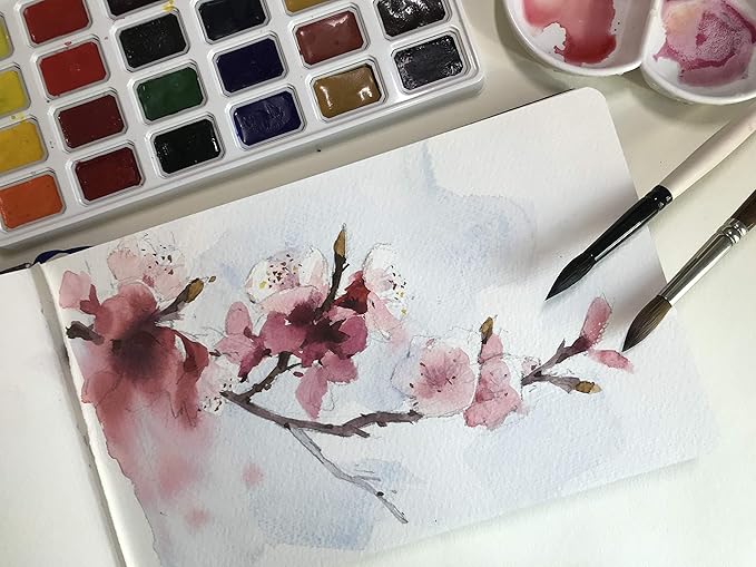 tumuarta Watercolor Journal, 140 LB, 300 GSM, Cotton Paper, Cold Press - Image 7