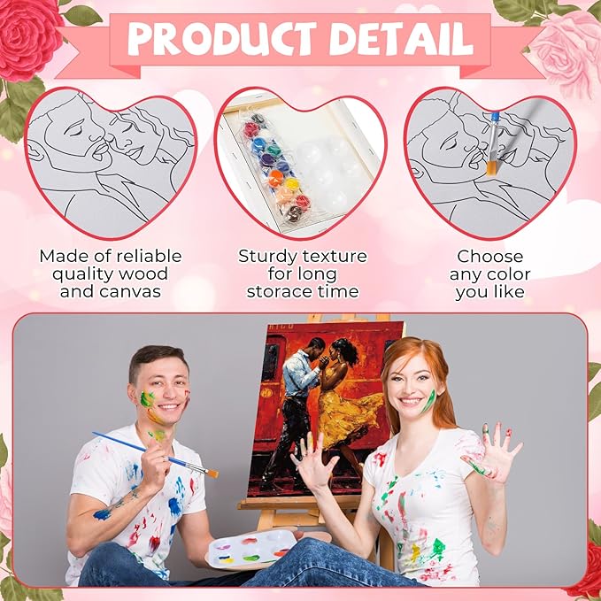 Zhanmai 12 Pack Pre Drawn Canvas - Image 3