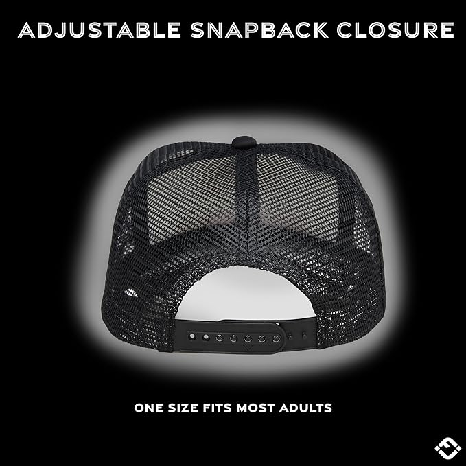 Funky Junque Premium Mesh Snapback Trucker Hat - Stylish Comfort for All - Patriotic, Humor & More