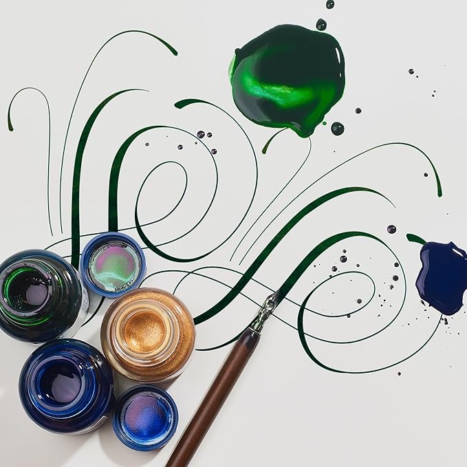 Winsor & Newton Calligraphy Ink, 30ml Bottle, Lemon Yellow - Image 2