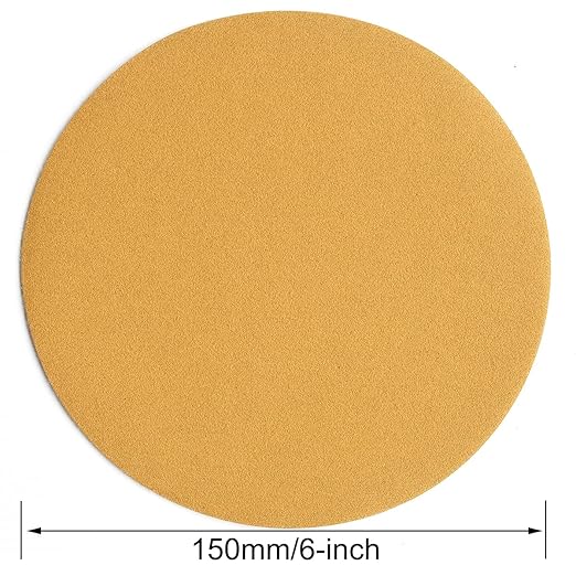 6-Inch No-Hole Hook and Loop Sanding Discs 220-Grit, Random Orbital Sandpaper - Image 6