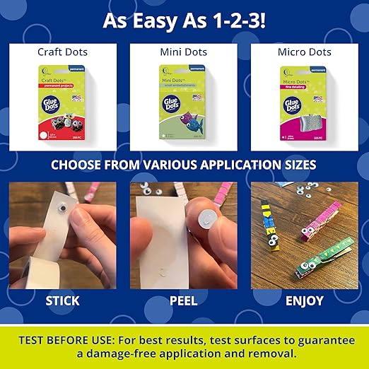 Glue Dots, Crafter's Pack, Double-Sided, Mini Dots, Craft Dots, Micro Dots - Image 3