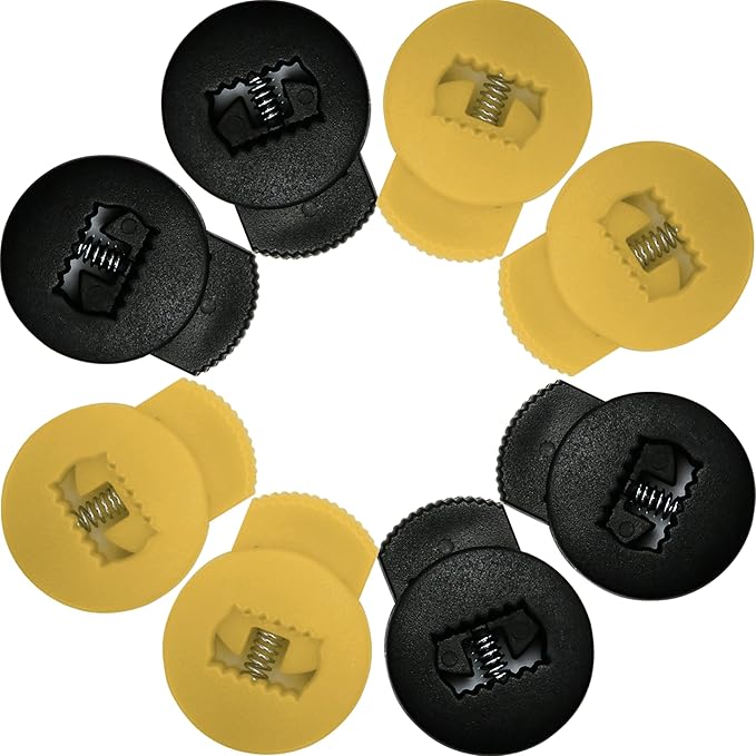 AliBall Glove Locks Baseball, Glove Lace Locks 8 Pack, Never Need Thying Knots Again, Fits All Baseball and Softball Gloves