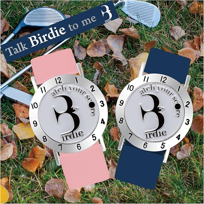 Golf Ball Marker with Golf Stroke Counter Bracelet, Birdie Ball Marker, Golf Accessories for Men and Women, Golf Gifts for Men and Women