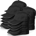 Shyyween Kids Baseball Caps Youth Adjustable Plain Baseball Hats Cotton Blank Hats Bulk for Girls Boys Sport Team