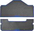 Xtreme MATS Evolution D5 Golf Cart Floor Mat Set - Rubber Double Diamond Design - Fits DMAX, D5, 2+2, 4F, 6F, Including Evolution Maverick and Ranger Trims