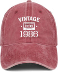 40th Birthday Gifts Women Men 1986 Hats Vintage 1986 Baseball Cap 40th Birthday Gifts for 40 Year Old Fathers Mothers Day