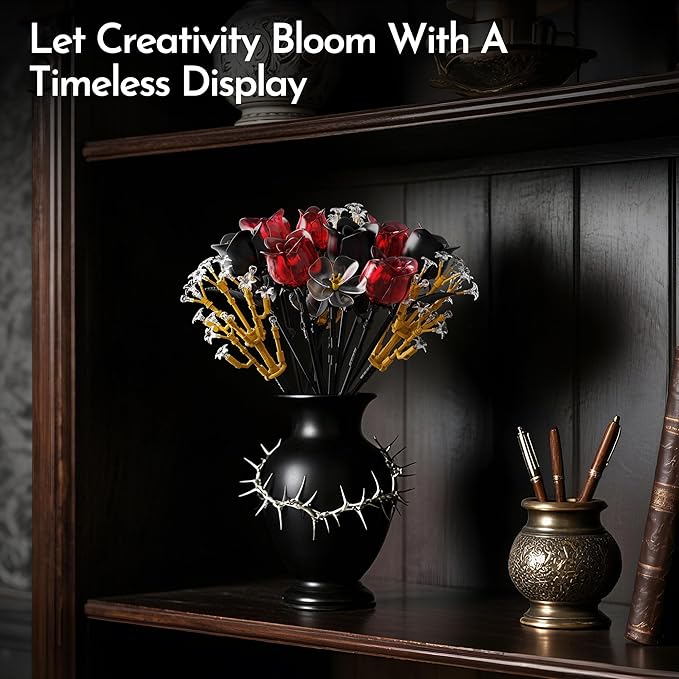 Rose Flower Bouquet Building Set - Image 3