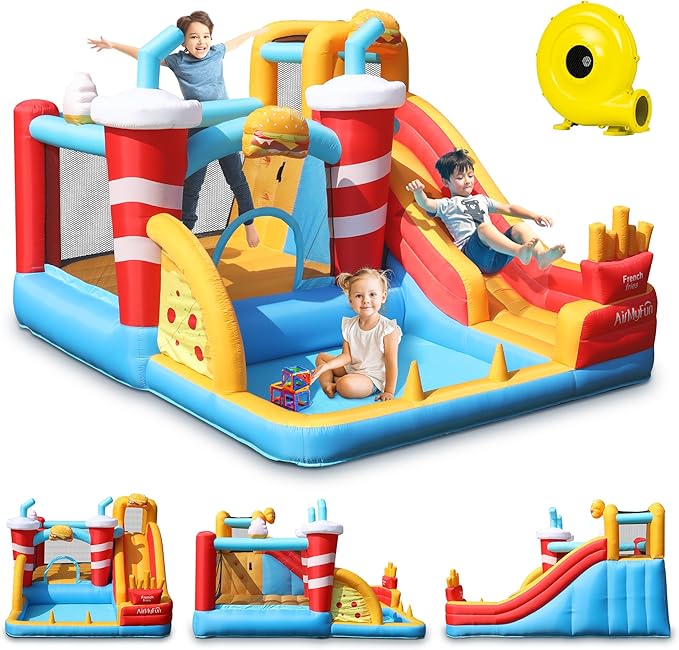 Inflatable Bounce House with Water Slide by AirMyFun