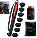 9 Can Insulated Golf Beer Sleeve with 7 Ice Pack Coolers - 8mm Thick Insulation Keeps Drinks Cold and Leak Proof Zipper – Customer-Favorite Golfing Gifts & Golf Bag Accessories
