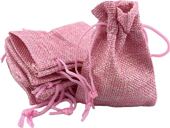 Palmhomee Pack Of 25 Burlap Gift Bags by Palmhomee