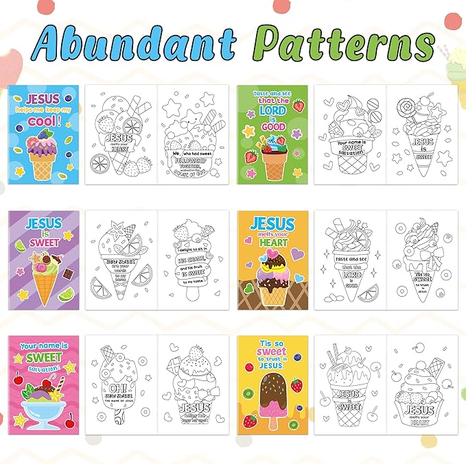 JAPBOR Ice Cream Coloring Books - Image 3
