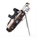 PGA Tour Youth Golf Club Set for Ages 5-15+ (3’5”-5’10”), Right and Left-Handed Kids Golf Sets – Beginner Junior Golf Clubs with Lightweight Stand Bag, Mallet Putter, Hybrid, Driver