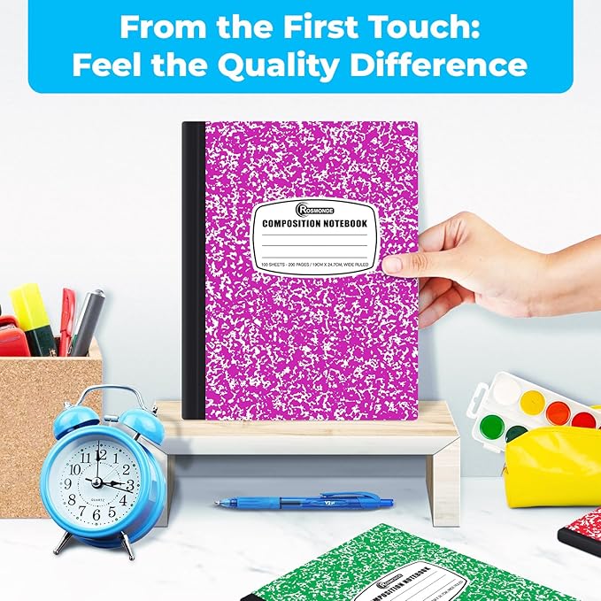 Rosmonde 2000 Pack Composition Notebooks Bulk, Wide Ruled, Full Pallet of - Image 4