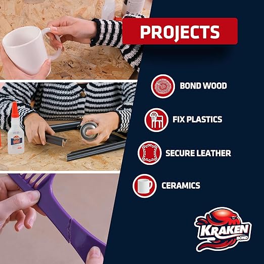 Kraken Bond Wow! CA Glue with Spray Adhesive Activator - Image 4