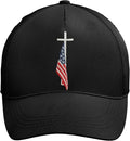 American Flag Trucker Hat for Men Women, Adjustable Snapback Baseball Cap USA Pride Hat Veteran Gifts
