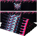 Lounsweer Ice Cream Pattern Drip Baseball Beach Towel 40"x12" Swim Pool Towel Cooling Baseball Softball Team Gift Youth Gift for Hot Weather Workout Gym Sport Party Favors(30 Pcs)