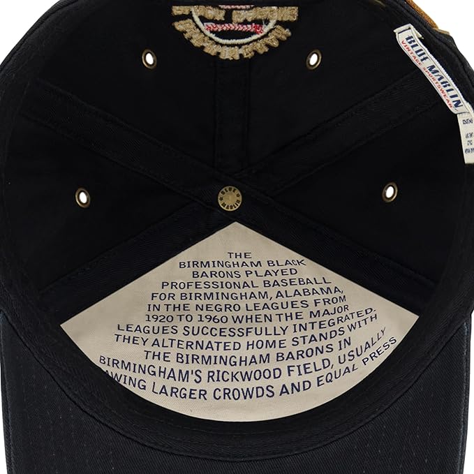 Blue Marlin Dad Hat, Adult Cotton Baseball Cap with Curved Brim, One Size.
