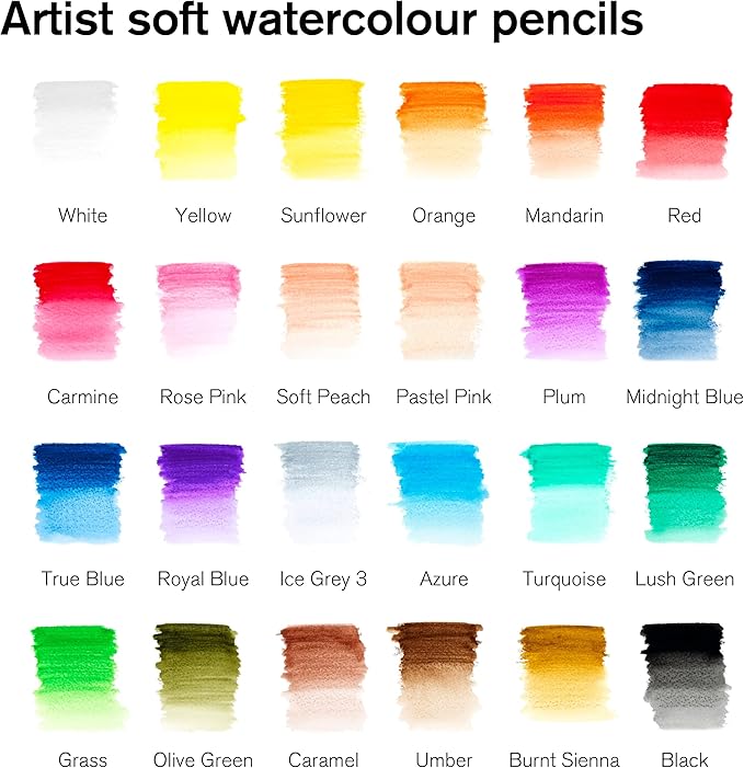 Winsor & Newton Studio Collection Artist Pencils, Watercolor Pencils - Image 3