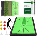 Golf Hitting Mat, Swing Path Feedback Golf Training Mat, 16"x12" Extra Replaceable Practice Mat, Indoor Outdoor Golf Swing Detection Mat, Ideal Golf Gifts for Men & Women Home Backyard Use