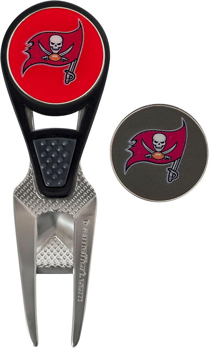 NFL CVX Ball Mark Repair Tool & 2 Ball Markers