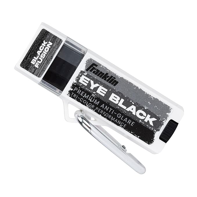 Franklin Sports Eye Black Stick - Baseball Softball + Football Eye Black for Kids + Adults - Sun Glare Reduction - Black Fusion