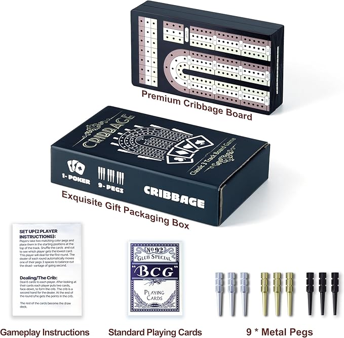 Cribbage Board Game Set - Image 5