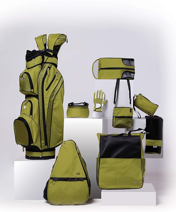Glove It Golf Zip Bag - Crossbody Organizer with 2 Pockets, 24 in Detachable Strap, Lightweight Women’s Golf Accessory Bag