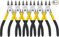 Wire Cutters, 6 Pack, BOOSDEN 6.5" Flush Cutters Spring Loaded Pliers Side by BOOSDENMakingYourLifeEeasier