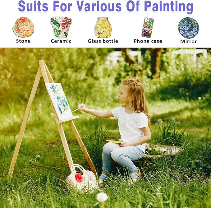 Colorful Stain Glass Paint Set - Image 7