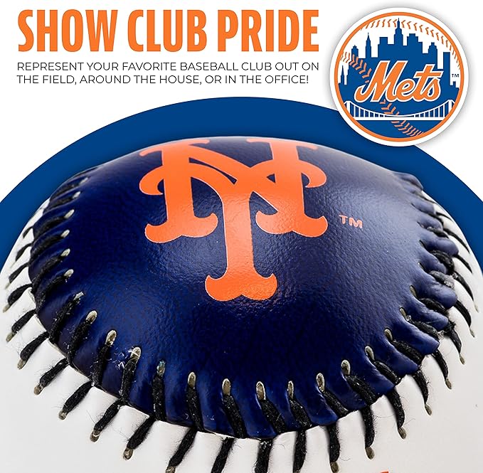Franklin Sports MLB Team Soft Baseballs - Team Logo - Fan Shop Toy Baseball for Kids - Decoration for Desks and Office