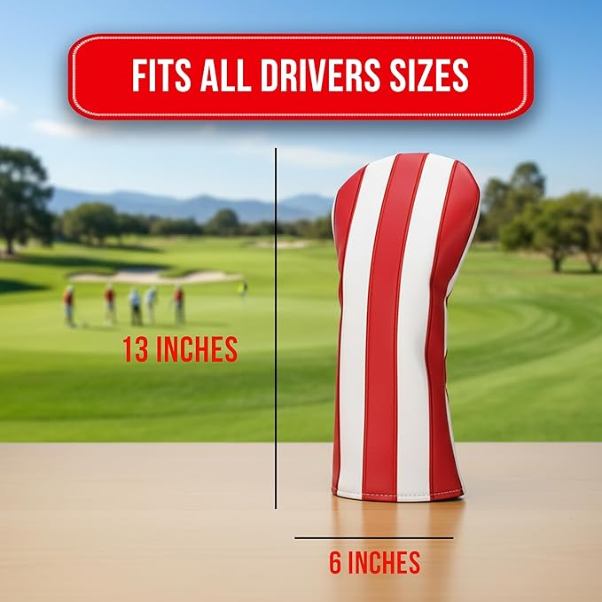 Shanker Golf - Funny Driver Headcover - How's My Driving Driver Cover - Funny Golf Gift for Men - Tour Grade PU Leather - Soft Velour Lining – Fits All Drivers - Funny Golf Gift for Men