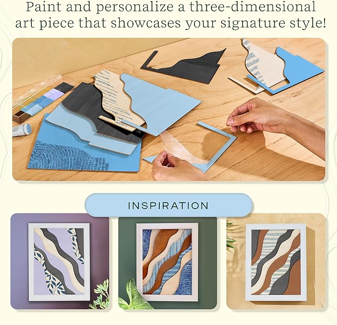 Lifelines FlowCrafts, Layered Wooden Wall Art - Image 4