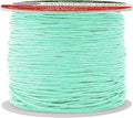 Mandala Crafts 1mm 109 Yards Aqua Cotton Waxed Cord by MandalaCrafts