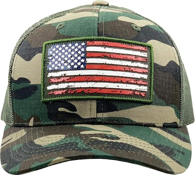 KBETHOS Flag USA America Military Thin Blue Line Thin Red Line Vintage Distressed Baseball Cap Dad Hat Unisex Adjustable…