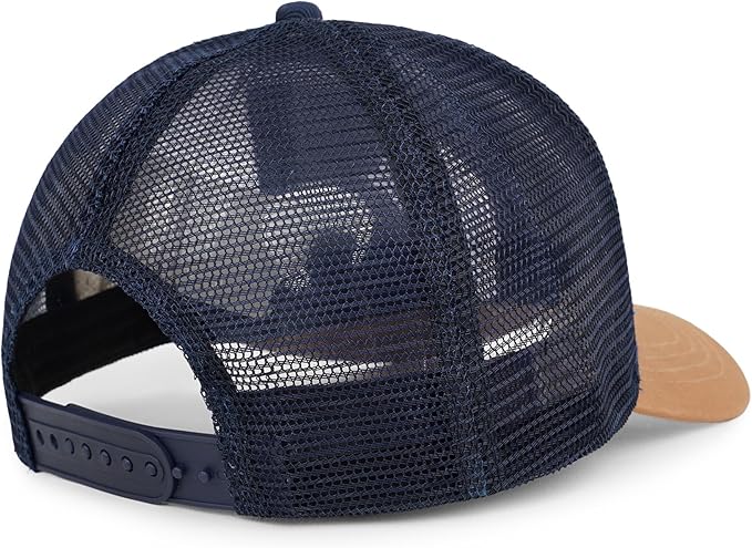 American Flag Trucker Hat - Snapback Hats for Men Women Baseball Cap - Breathable Mesh & Adjustable Fit for Casual Wear