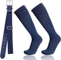Baseball Socks and Belt Combo for Youth Adult - Softball Socks and Belt for Boys and Girls