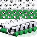 FuWeave 12 Pcs Sports Cooling Towels Baseball Basketball Softball 30 x 9 Inch Breathable Soccer Football Volleyball Microfiber Ice Towel Fast Drying for Party Favors Team Gift(White, Soccer)