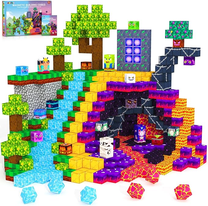 150PCS Magnetic Blocks, Magnetic Tiles Building Sensory Montessori Toys & Games by Unknown