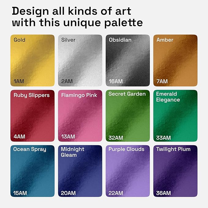 ARTISTRO 12 Metallic Markers - Image 2