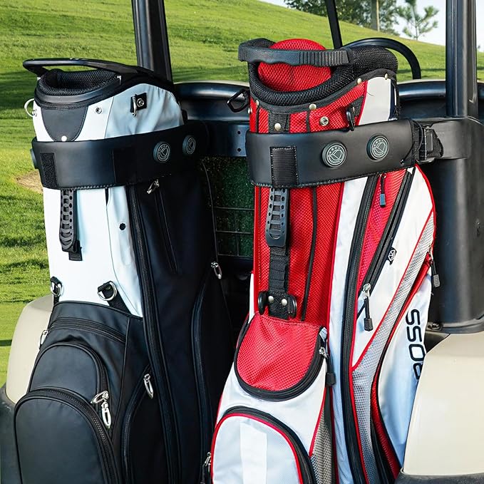 Golf Cart Strap Sleeve With Strong Magnet Golf Cart Strap Accessories Magnetic Golf Cart Strap Sleeve - Protect Golf Bag From Being Scratched