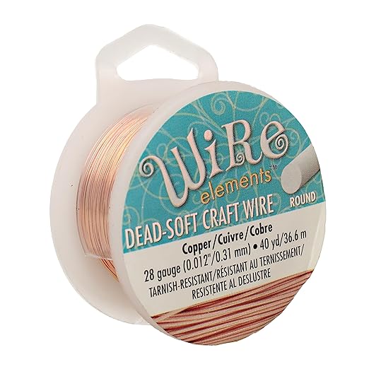 The Beadsmith Wire Elements Craft Wire – Tarnish Resistant, Soft Temper by TheBeadsmith