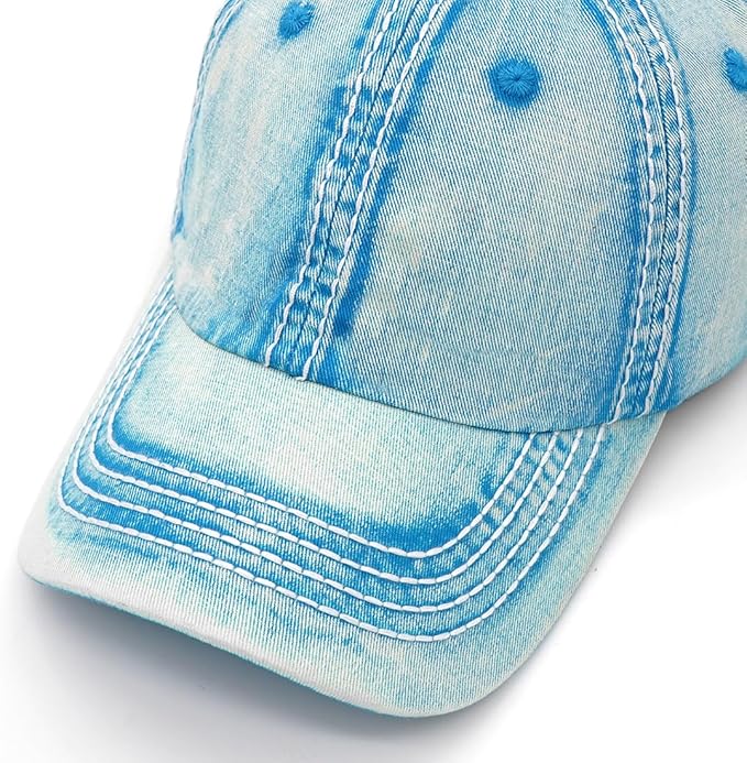 Baseball Cap Vintage Washed Hats Distressed Trucker Hat for Women Men